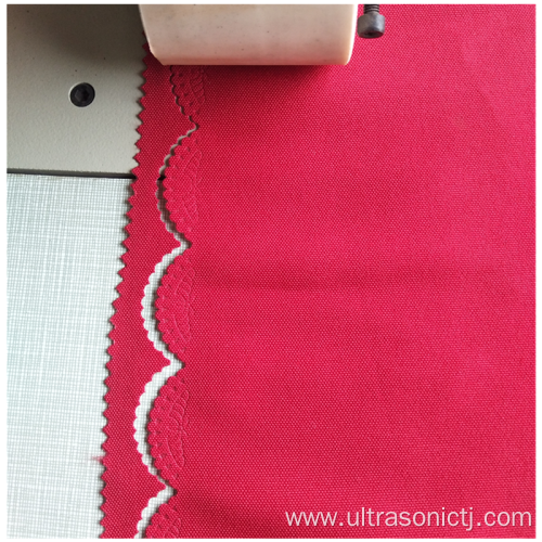 Tablecloth butterfly edge ultrasonic lace sewing machine thermal bonding